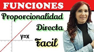 FUNCIÓN DE PROPORCIONALIDAD DIRECTAFUNCIONES LINEALES [upl. by Merideth]