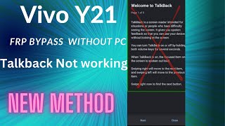 Vivo Y21 New Frp Bypass without pcVivo Y21 frp bypass new method 2023 [upl. by Vasili]