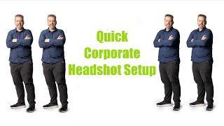 Corporate Headshot setup with Godox flash [upl. by Yarahs]