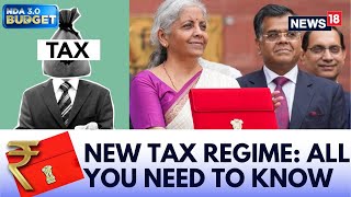 New Tax Rules 2024  Sitharaman Announces Changes In Tax Slabs Under New Tax Regime Under Budget 24 [upl. by Johnathan]