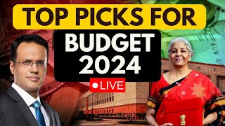 Live  Budget 2024 Stock Picks  Union Budget 2024  Best Stocks To Buy  Share Market [upl. by Medrek]