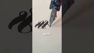 Your handwriting can improve Link in BIO calligraphy fountainpen satisfying [upl. by Iosep]