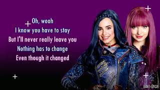 Descendants 2 Space Between LYRICS [upl. by Milburn257]