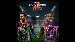 Barca Now Vs Then ☠ fc25 fifamobile barcelona football fcmobile [upl. by Frydman]