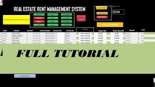 Real Estate Rental Houses Management System using Ms Access and VBA  FULL TUTORIAL Start to End [upl. by Sallyann]