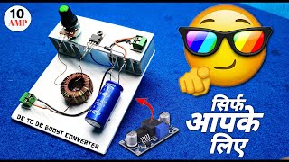 Boost converter10Amp High Current 🤯🔥how to make DC to DC Boost Converter circuit 1300 [upl. by Wiebmer]