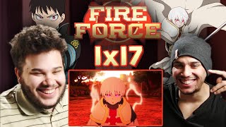 REACTION  quotFire Force 1x17quot  Shinra VS Sho [upl. by Chico791]