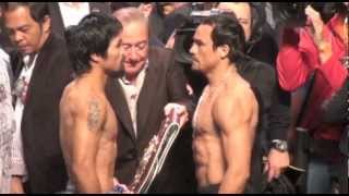 Weighin Manny Pacquiao vs Juan Manuel Marquez 4 WEIGH IN  FightFancom [upl. by Callum501]