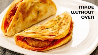 Taco Mexicana  Homemade Dominos Style in Tawa  Oven Tacos Shells Recipes  CookingShooking [upl. by Eimmelc]