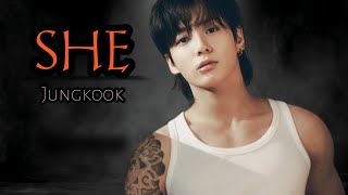 FMV Jungkook  She  fmv video [upl. by Livia]