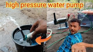 High pressure वाटर पंप कैसे बनाएं how to make water pump with DC motor 555 Dc motor se waterpump [upl. by Laughton]