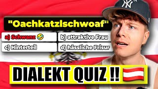 Österreichisches DIALEKT Quiz 🇦🇹🤣 alle BUNDESLÄNDER  zum Mitraten [upl. by Arjun]