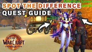 How to do quotSpot The Differencequot Secret Quest  20th Anniversary Event ► WOW The War Within [upl. by Sirob292]