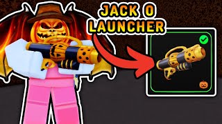 SHOWCASING The JACK O LAUNCHER In Roblox FLAG WARS [upl. by Ossie]