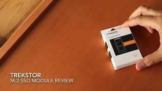 TREKSTOR M2 SSD MODULE Review [upl. by Barby620]