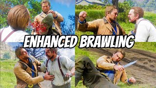 Every Style in the Enhance Brawling Mod  Red Dead Redemption 2 HandtoHand Combat [upl. by Neeoma120]