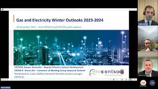 Winter Outlook 20232024  Joint Public Webinar Recording ENTSOE amp ENTSOG [upl. by Nowell]