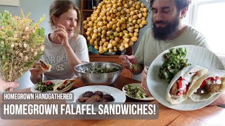 Making Falafel from the Garden [upl. by Ambie301]