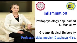 Inflammation Lecture Prof Maksimovich N Ye [upl. by Kirrad]