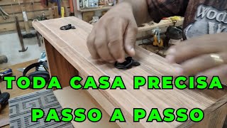 Suporte de prateleira no estilo industrial com gaveta dicas diy faça você mesmo sobras de projeto [upl. by Kwabena]