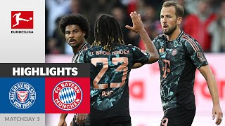 Kane amp Co Roll Over Kiel  Holstein Kiel  FC Bayern München 16  Highlights  Matchday 3 – BL [upl. by Adarbil86]