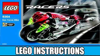 LEGO Instructions  Racers  8354  Exo Force Bike  Drome Racers [upl. by Mirabella]