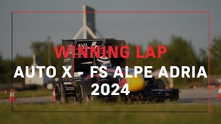 FS Alpe Adria 2024  Autocross Winning Lap Onboard  TU Graz Racing Team [upl. by Siwel]