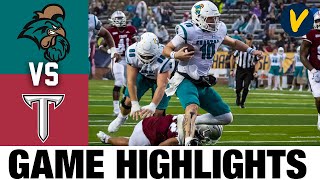 Coastal Carolina vs Troy  2022 Sun Belt Conference Championship  2022 College Football Highlights [upl. by Nwahshar]