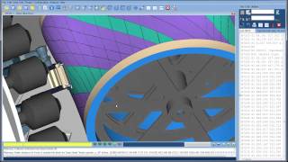 Electroimpact  squircle part VERICUT Composite CNC simulation [upl. by Diamante]