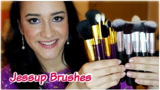 ENGJessup Brushes Review  eBay Makeup Brushes [upl. by Schramke]