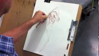 How to Draw the Figure with Light and Tone Modeling Form  4 min Quick Figure Drawing Sketch [upl. by Eedya938]