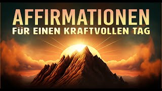 Mächtige und kraftvolle Affirmationen  Forme positive Gedanken bewusst und programmiere dich um [upl. by Pinchas]