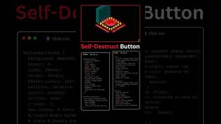 Css Self Destruct Button Unveiling the Secret coding codehacker fypシ゚viral webdesign [upl. by Buderus242]