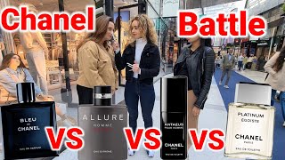 Women React to Bleu de Chanel Chanel Allure Homme Sport Eau Extreme Platinum Egoiste amp Antaeus [upl. by Huberto]