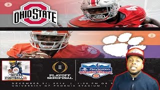 CFB PLAYOFF SEMI FINAL FIESTA BOWL OHIO ST VS CLEMSON CAN WE PREDICT THE FUTURE NCAA 14 GAMEPLAY [upl. by Annid]