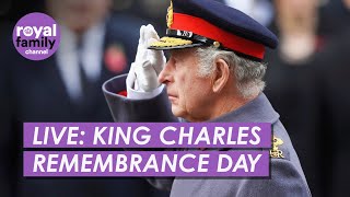 LIVE EVENT King Charles Leads Remembrance Day Service at The Cenotaph [upl. by Reteip34]