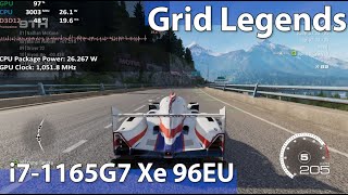 Grid Legends on Intel Iris Xe i71165G7  Gameplay Benchmark Test [upl. by Peale]