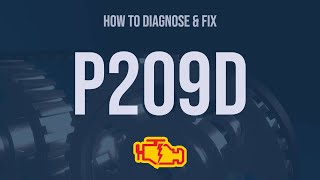 How to Diagnose and Fix P209D Engine Code  OBD II Trouble Code Explain [upl. by Nnaeus610]