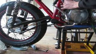 CB550 Clutch Cable Installation [upl. by Snell668]