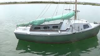 Westerly Berwick sail on the River Blackwater 4824 [upl. by Nosyaj]