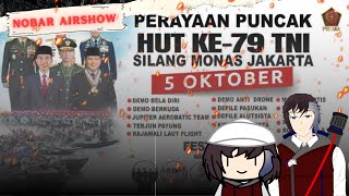 NOBAR AIRSHOW HUT TNI 79 dari perspektif pilot DCS [upl. by Screens689]