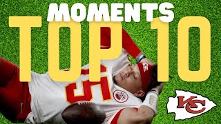 The 10 Moments that Define Patrick Mahomes Career In Chronological Order [upl. by Alekin]