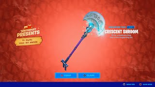 HOW TO GET 15th PRESENT IN FORTNITE Crescent Shroom Pickaxe [upl. by Assila]