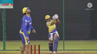 csk practice 2022 Rajvardhan hangargekar batting in csk practice season ll crick tv [upl. by Michaella703]