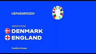 denmark vs england euro2024 group stage matchday 2 DENENG hjulmand southgate bellingham [upl. by Eseryt733]