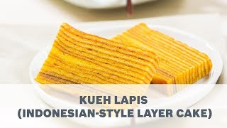 Kueh Lapis IndonesianStyle Layer Cake Recipe – Cooking with Bosch [upl. by Ariaz]