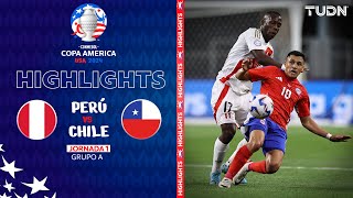 HIGHLIGHTS  Perú vs Chile  Copa América 2024  J1  TUDN [upl. by Arlene]