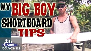 Choosing a Bigger Guy Shortboard  Moes Tips and Board Dimensions  Surfing Equipment [upl. by Joerg754]