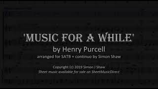 Music for a while  Henry Purcell arr Simon J Shaw [upl. by Rozina]