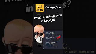 Packagejson in Nodejs  The Heart of Every Node Project 💻shortshortsjsonviralshort [upl. by Airan700]